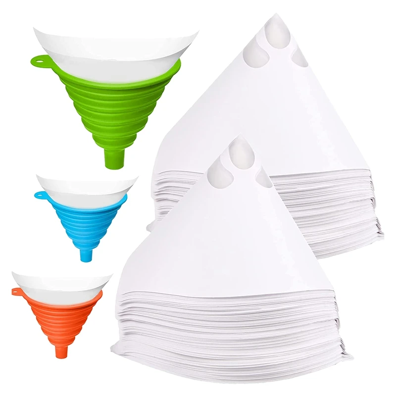HOT SALE 600 Pcs Paint Filters Strainer With 100 Micrometre Flow Nylon Mesh Cone Paint Filter Screen With 3 Pcs Silicone Funnel
HOT SALE 600 Pcs Paint Filters Strainer With 100 Micrometre Flow Nylon Mesh Cone Paint Filter Screen With 3 Pcs Silicone Funnel