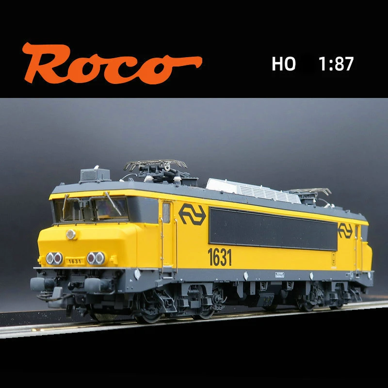 

ROCO Train Model HO 1/87 70161 E1631 Electric Locomotive NS Netherlands Digital Sound Effect Fifth Generation DCC Rail Car Toy