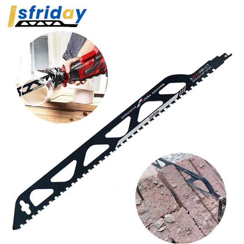 225mm 240mm Reciprocating Saw Blade For Cutting Concrete Red Brick Stone Masonry Saber Carbide Saw Blade
225mm 240mm Reciprocating Saw Blade For Cutting Concrete Red Brick Stone Masonry Saber Carbide Saw Blade