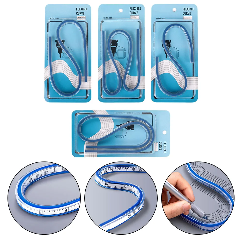 Snake Shaped Ruler Multi Functional Curve Ruler Flexible Curve Ruler Drawing Tool Arrangement Snake Ruler Curved Ruler Measure
Snake Shaped Ruler Multi Functional Curve Ruler Flexible Curve Ruler Drawing Tool Arrangement Snake Ruler Curved Ruler Measure