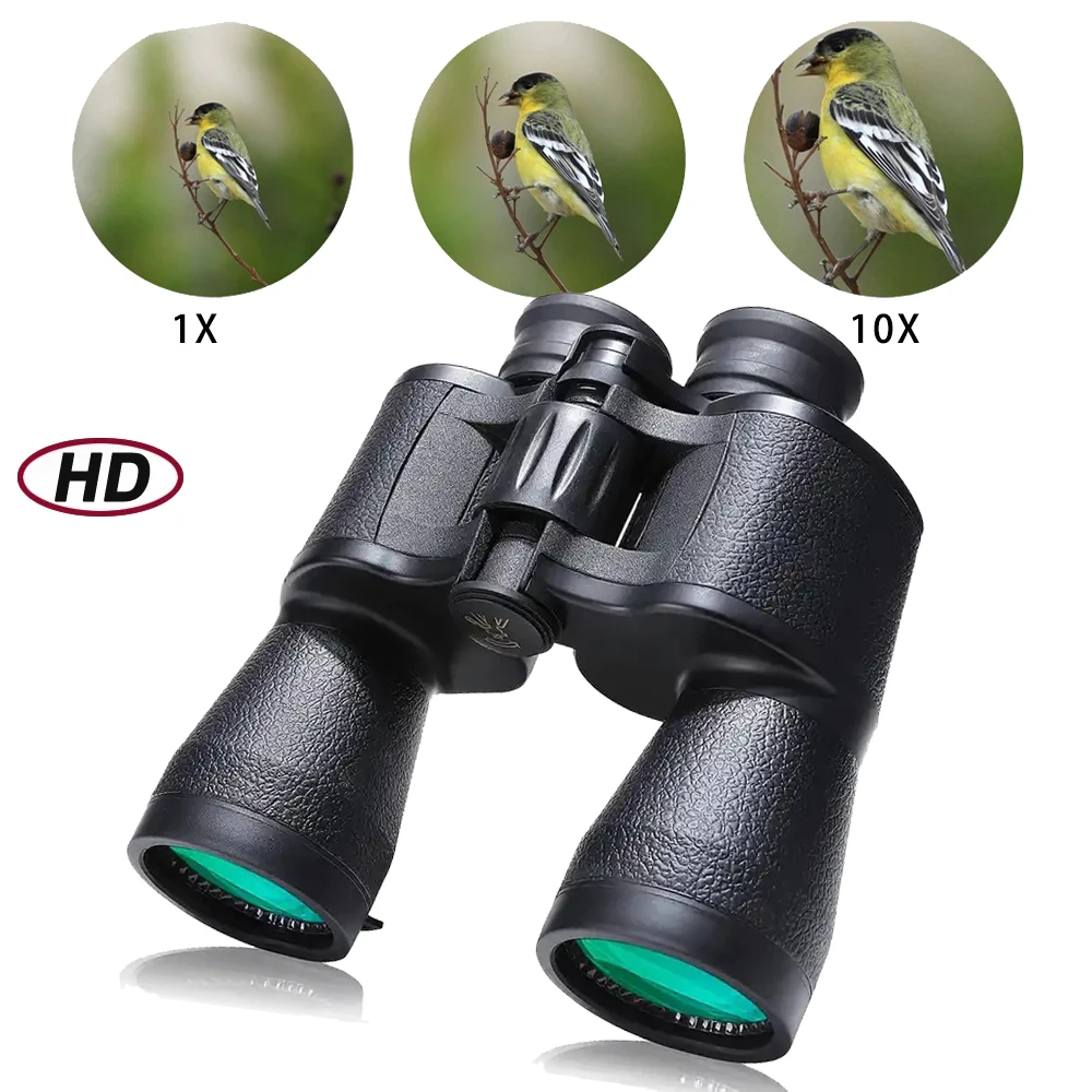 

Russia Powerful Military 10x50 HD Binoculars Lll Night Vision Telescope Professional for Hunting Bird Watching Camping Hiking