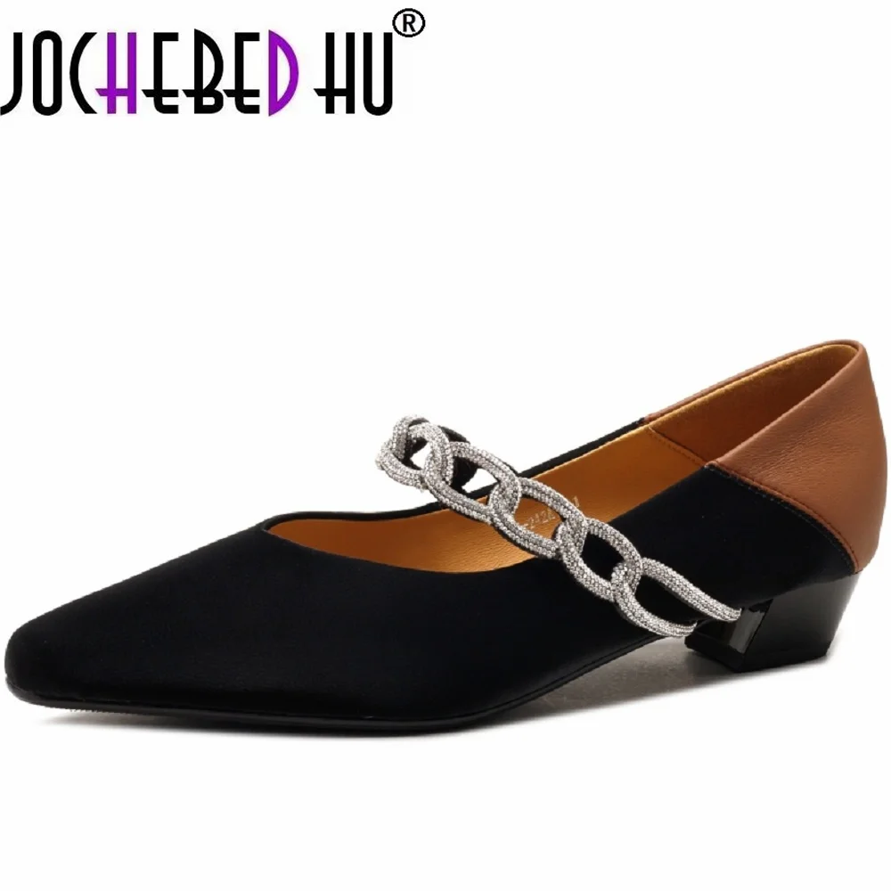 【JOCHEBED HU】Vintage Elegant Women Pumps Spring Summer Office Party Genuine Leather Pointed Toe Thin Heels Mary Janes Shoes
【JOCHEBED HU】Vintage Elegant Women Pumps Spring Summer Office Party Genuine Leather Pointed Toe Thin Heels Mary Janes Shoes