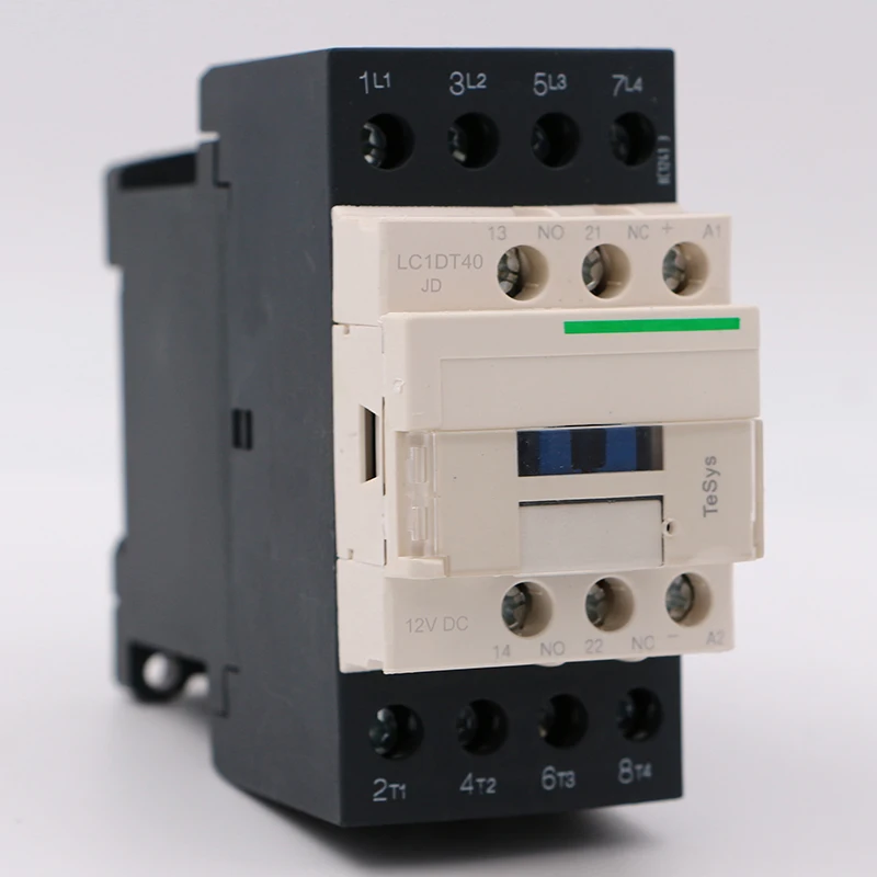 LC1DT40JD DC electric magnetic Contactor 4P 4NO LC1-DT40JD 40A 12V DC coil
LC1DT40JD DC electric magnetic Contactor 4P 4NO LC1-DT40JD 40A 12V DC coil