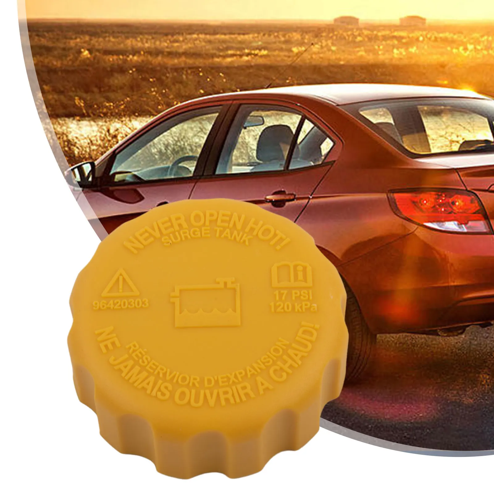New Car Coolant Reservoir Cap Kettle Cover For Chevrolet-Aveo For Pontiac 1999-2011 96420303 Replacement Accessories Expand Cap
New Car Coolant Reservoir Cap Kettle Cover For Chevrolet-Aveo For Pontiac 1999-2011 96420303 Replacement Accessories Expand Cap