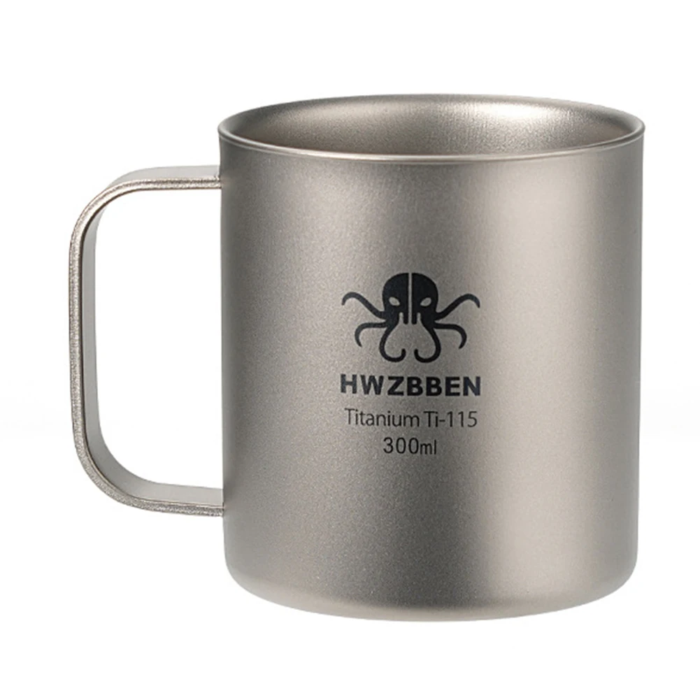 1pc 300ml Pure Titanium Tea Cup Lightweight Outdoor Tableware Water Cup Coffee Cup With Anti-slip Grip For Camping Picnics
1pc 300ml Pure Titanium Tea Cup Lightweight Outdoor Tableware Water Cup Coffee Cup With Anti-slip Grip For Camping Picnics
