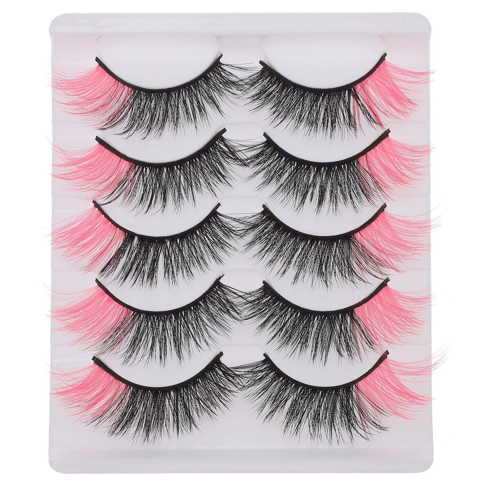 5 Pairs Colored Lashes, Natural Look Wispy Eyelashes 3D Colored Lashes Strips with Box for ( )
5 Pairs Colored Lashes, Natural Look Wispy Eyelashes 3D Colored Lashes Strips with Box for ( )