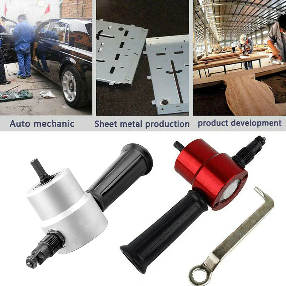 1PC Nibble Metal Cutting Double Head Sheet Nibbler Saw Cutter Tool Drill Attachment Free Cutting Tool Nibbler Sheet Metal Cut
1PC Nibble Metal Cutting Double Head Sheet Nibbler Saw Cutter Tool Drill Attachment Free Cutting Tool Nibbler Sheet Metal Cut