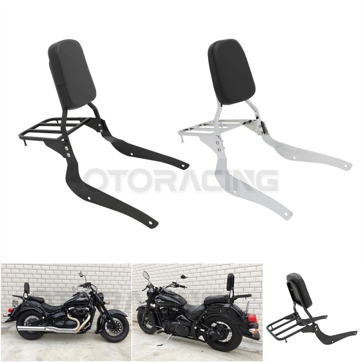 Backrest Sissy Bar with Luggage Rack For Suzuki Boulevard M50 2005-2009 C50 2005-2011 Intruder Volusia VL800 2001-2012
Backrest Sissy Bar with Luggage Rack For Suzuki Boulevard M50 2005-2009 C50 2005-2011 Intruder Volusia VL800 2001-2012