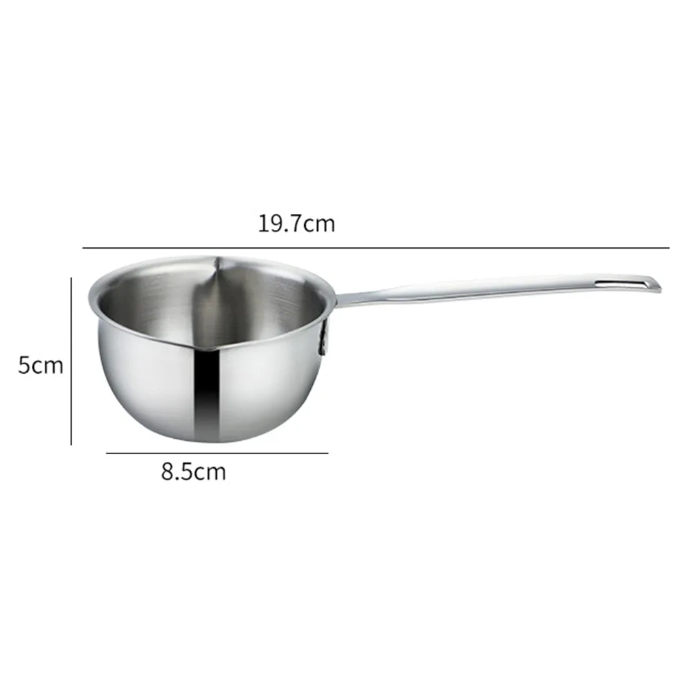 Small Stainless Steel Milk Pot Frying Pan Oil Splashing Pot Thick Kitchen Tools Multi Cooker Kitchen Accessories
Small Stainless Steel Milk Pot Frying Pan Oil Splashing Pot Thick Kitchen Tools Multi Cooker Kitchen Accessories