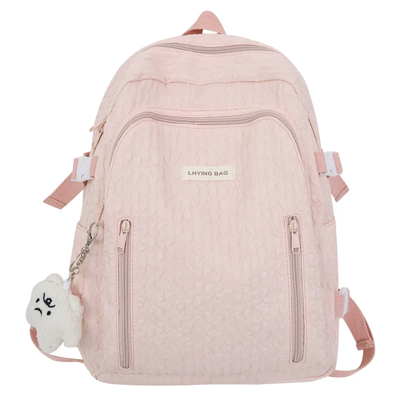 Girl Schoolbag Women Solid Backpacks Fashion Casual Travel Bag Lightweight Waterproof Large Capacity Rucksack Computer Bags
Girl Schoolbag Women Solid Backpacks Fashion Casual Travel Bag Lightweight Waterproof Large Capacity Rucksack Computer Bags