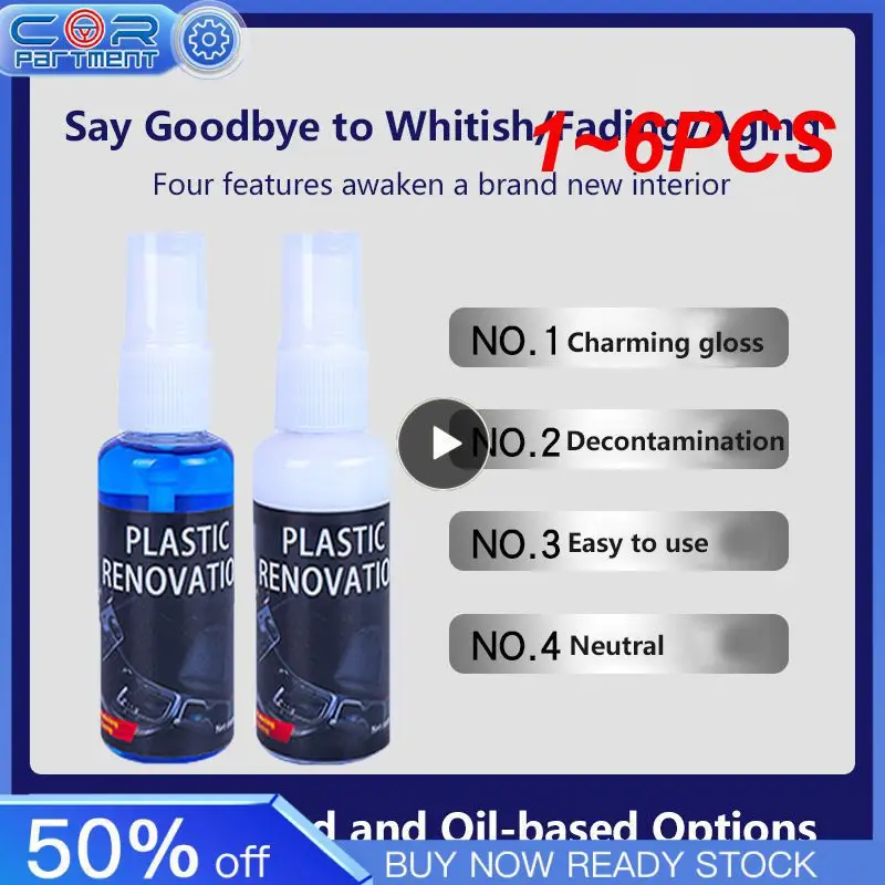 1~6PCS 30ml Car Interior Exterior Plastic Parts Retreading Decontamination Polish Wax Scratch Repair Leather Refurbish
1~6PCS 30ml Car Interior Exterior Plastic Parts Retreading Decontamination Polish Wax Scratch Repair Leather Refurbish