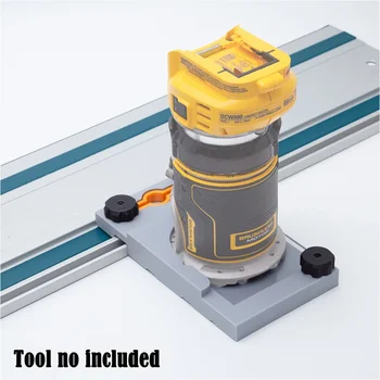 Dewalt 라우터용 가이드 레일, 마키타/페스툴 가이드 레일 도구 커넥터, 베이스 레일 어댑터, DCW600B, DWP611