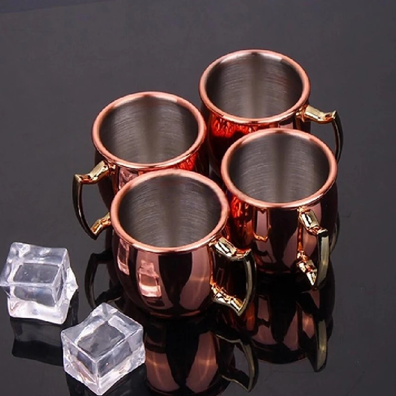 Copper Plated Moscow Mule Shot Glass Mug Mini 60ml Vodka Beer Wine Cup Cocktail Mugs Metal Canecas Travel Bar Drinkware Tools 
Copper Plated Moscow Mule Shot Glass Mug Mini 60ml Vodka Beer Wine Cup Cocktail Mugs Metal Canecas Travel Bar Drinkware Tools