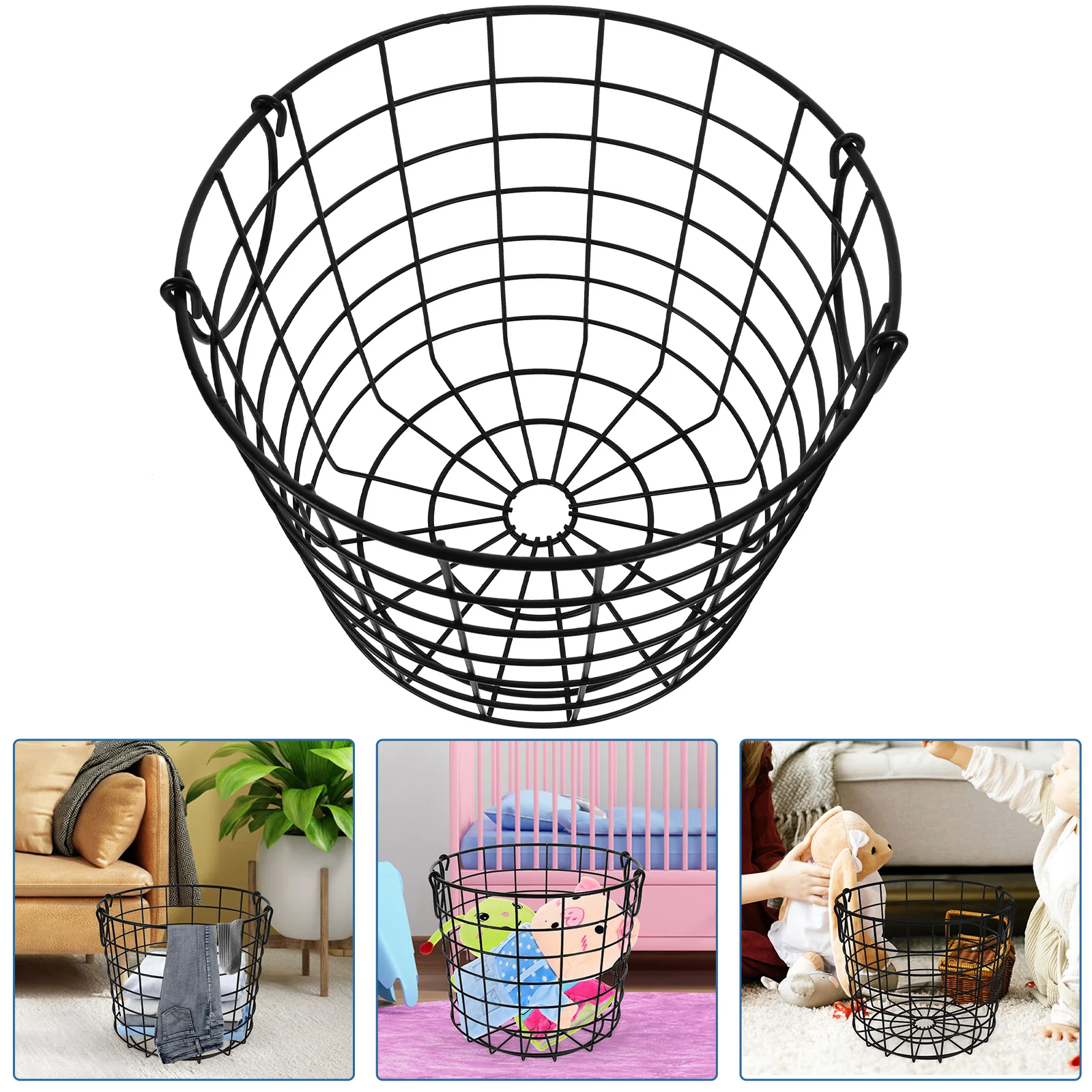 Simple Iron Mesh Dirty Clothes Basket Laundry Holder Garbage Bin Snack Home Storage Household Hamper Hampers
Simple Iron Mesh Dirty Clothes Basket Laundry Holder Garbage Bin Snack Home Storage Household Hamper Hampers