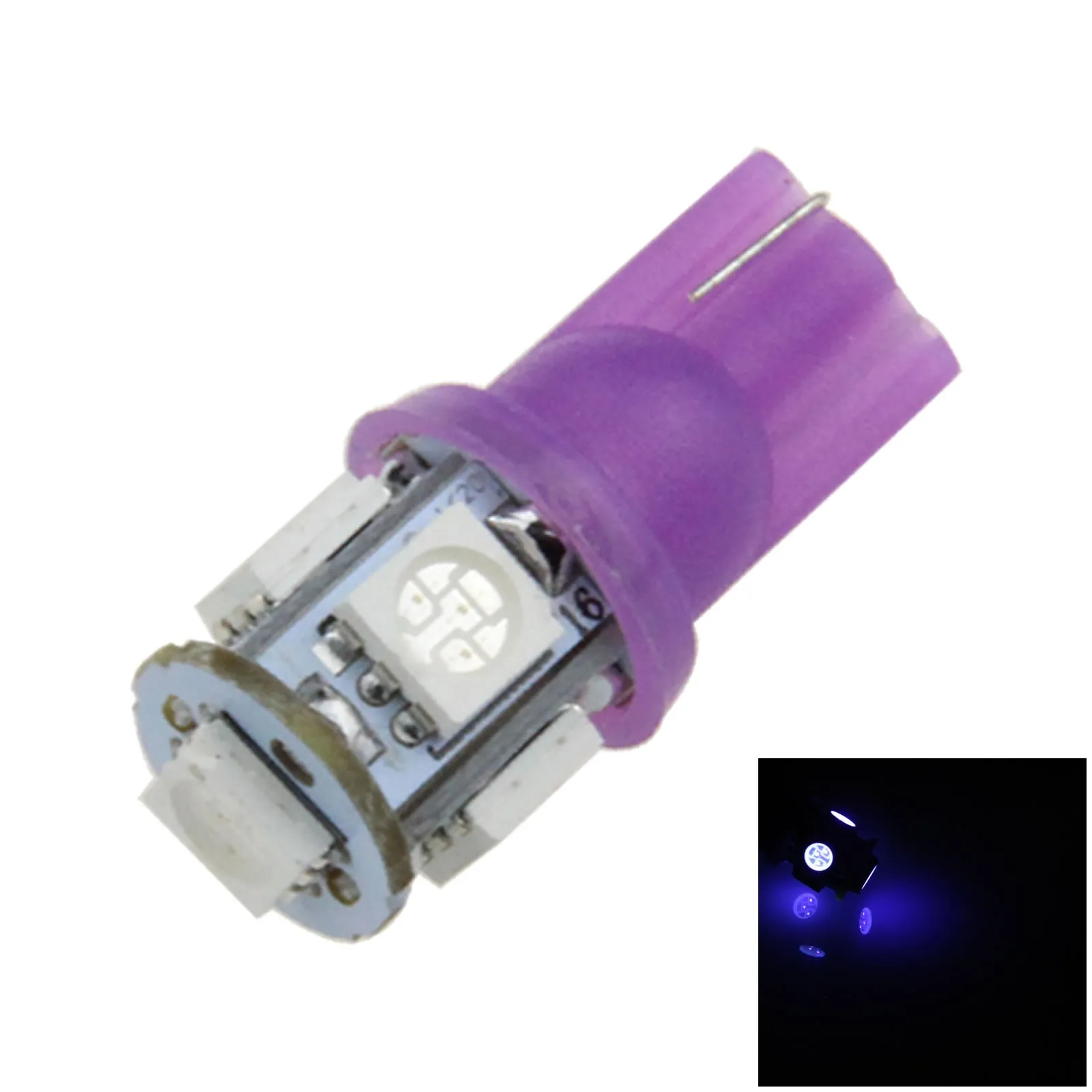 1x Ultraviolet Car T10 W5W Roof Bulb License Plate Lamp 5 Emitters 5050 SMD LED 464 555 558 A007
1x Ultraviolet Car T10 W5W Roof Bulb License Plate Lamp 5 Emitters 5050 SMD LED 464 555 558 A007