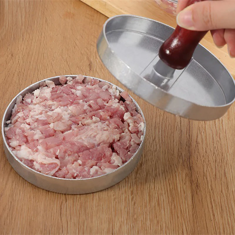 12cm Hamburger Maker Meat Press Round Aluminum Alloy Non-Stick Beef BBQ Patty Cutlet Mold Kitchen Meat Patty Maker Metal Tools
12cm Hamburger Maker Meat Press Round Aluminum Alloy Non-Stick Beef BBQ Patty Cutlet Mold Kitchen Meat Patty Maker Metal Tools