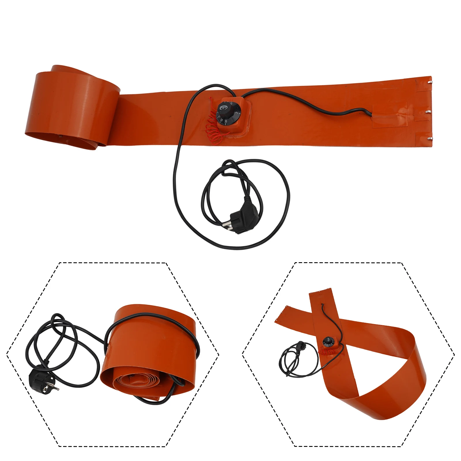 Metal Drum Heater Oil Tank Heater Outdoors Workshop 1000W Band Drum Heating Blanket Silicone With Knob Controller
Metal Drum Heater Oil Tank Heater Outdoors Workshop 1000W Band Drum Heating Blanket Silicone With Knob Controller