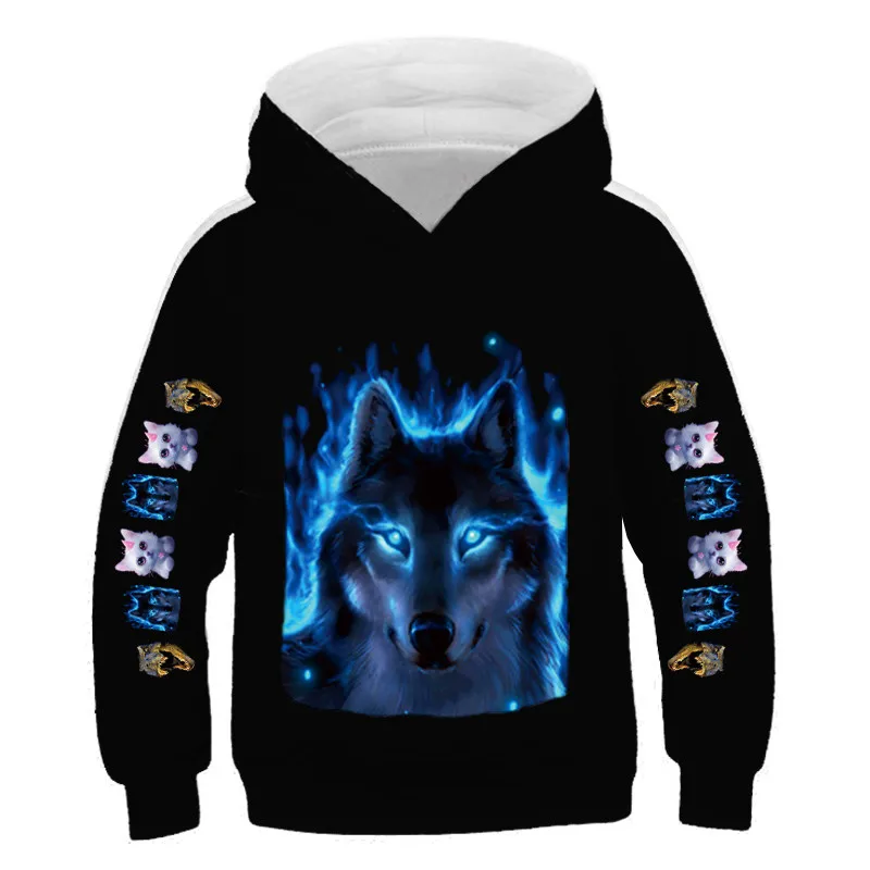 Novelty Animals Graphic Wolf Long Sleeve Children Print Sweatshirt Boys Kids Pullovers Kids Tops 1-14 Years Children Clothes
Novelty Animals Graphic Wolf Long Sleeve Children Print Sweatshirt Boys Kids Pullovers Kids Tops 1-14 Years Children Clothes