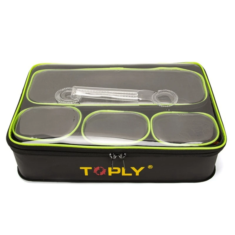 TOPLY 5 PCS Large Capacity Square Storage Bag Fish Box For Lure Outdoor Fishing Pack Set
TOPLY 5 PCS Large Capacity Square Storage Bag Fish Box For Lure Outdoor Fishing Pack Set