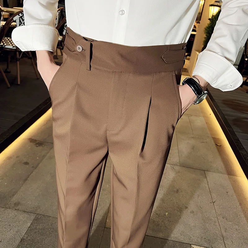 2023 Brand Clothing Men's High Waist Spring England Business Trousers/Male Slim Fit High quality Casual Suit Pants Hombre 36
2023 Brand Clothing Men's High Waist Spring England Business Trousers/Male Slim Fit High quality Casual Suit Pants Hombre 36