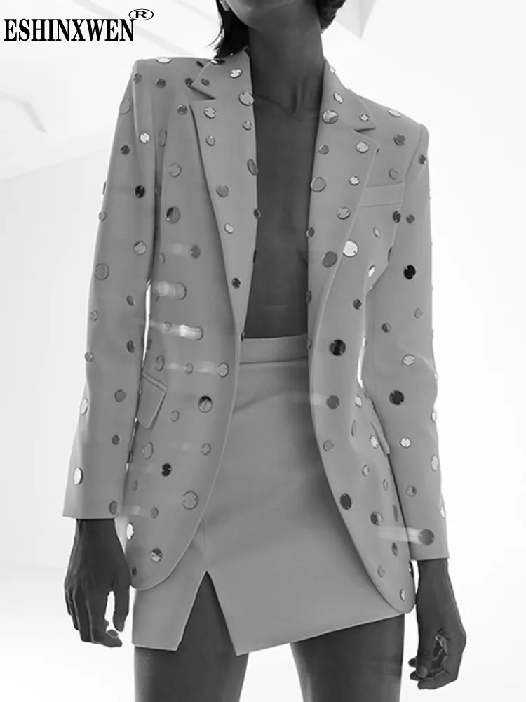 Eshin Solid Spliced Flares Blazers For Women Notched Collar Long Sleeve Casual Chic Suit Female Clothes 2023 New TH5316
Eshin Solid Spliced Flares Blazers For Women Notched Collar Long Sleeve Casual Chic Suit Female Clothes 2023 New TH5316
