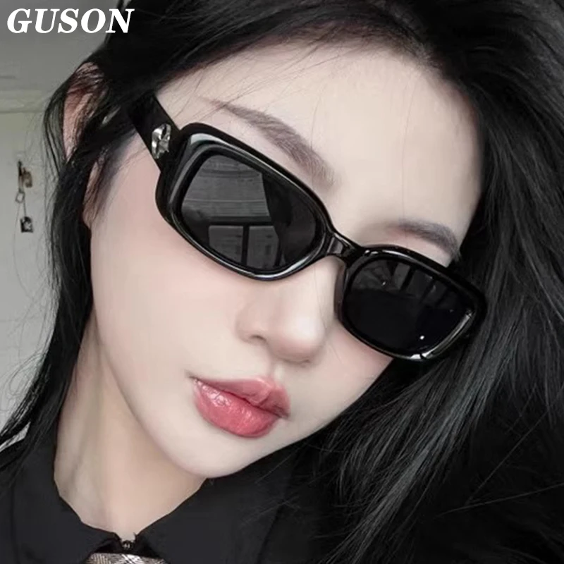 

Luxury Korean Square Sunglasses Women Fashion Summer Vintage Small Rectangle Sun Glasses Female Black Shades UV400 Eyeglasses