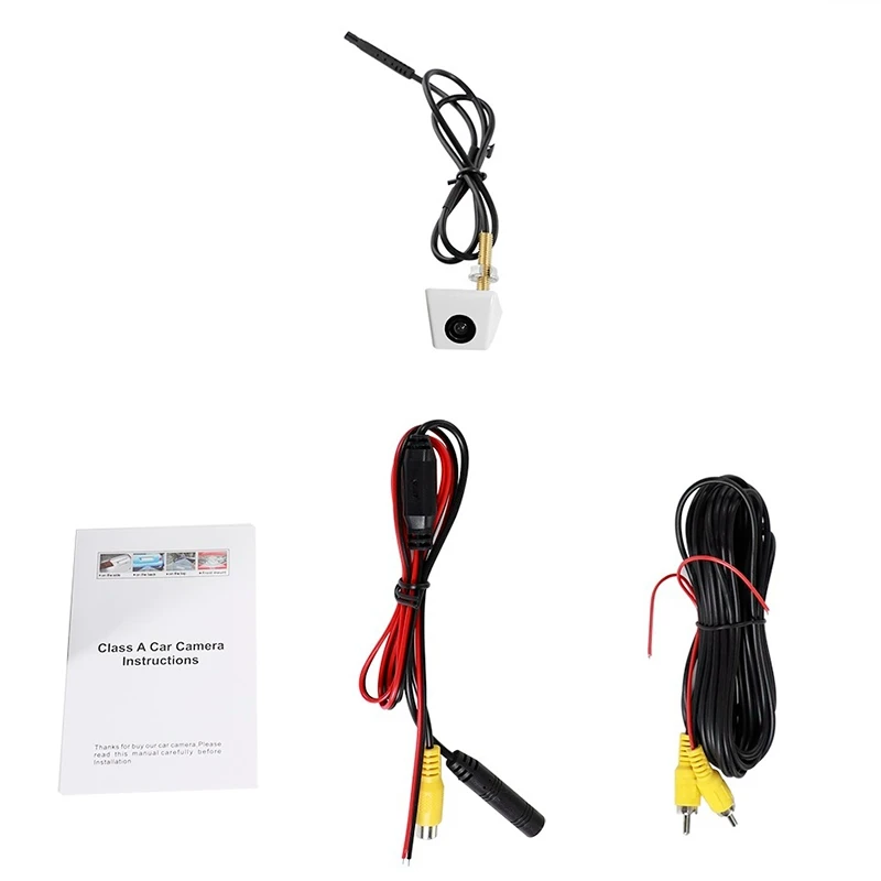 Car Rear View Camera HD CCD Universal Night Vision Reverse Parking Car Waterproof Backup Camera NTSC TV System, White
Car Rear View Camera HD CCD Universal Night Vision Reverse Parking Car Waterproof Backup Camera NTSC TV System, White