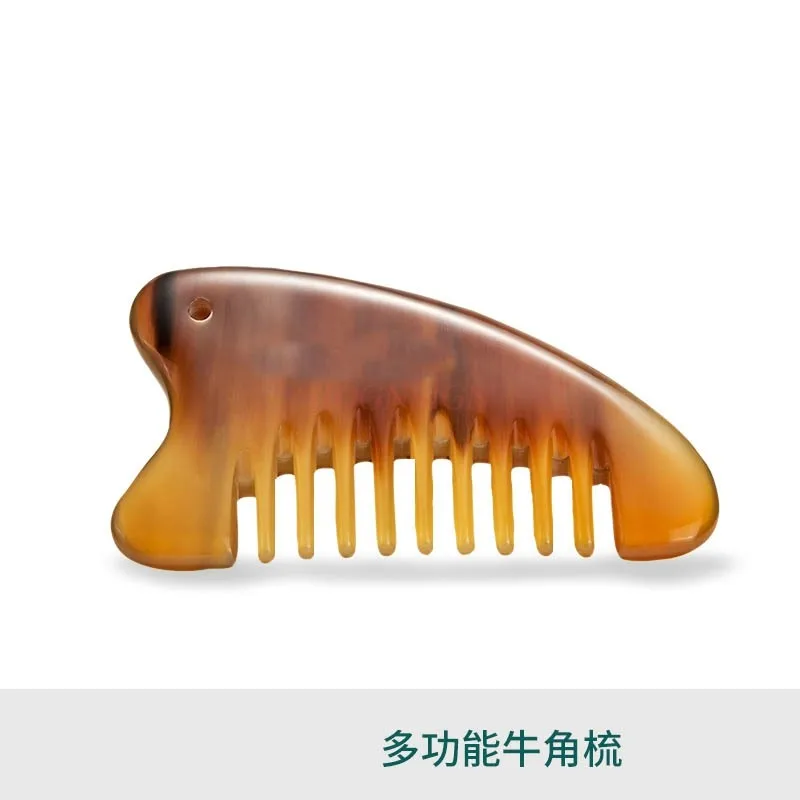 

Comb With Guasha Scraping Massage Board Nature Ox Horn Face Beauty Tools Neck Body Massage Skinb Pain Relief Scraper