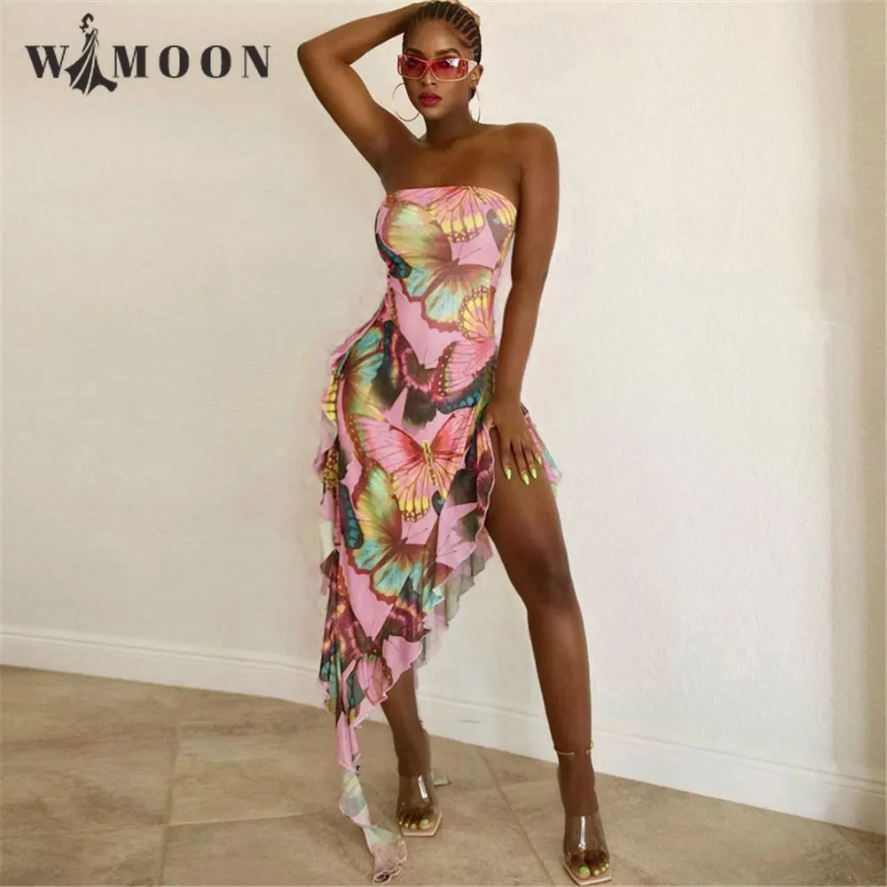 Sexy Butterfly Print Ruffles Tassel Dress Women Y2k Backless High Split Bodycon 2023 Summer Lady Beach Vacation Midi Dresses
Sexy Butterfly Print Ruffles Tassel Dress Women Y2k Backless High Split Bodycon 2023 Summer Lady Beach Vacation Midi Dresses