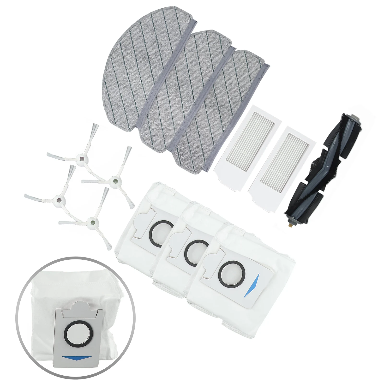 Upgrade Your For Deebot T10 Plus with Replacement Accessories Main Brush Side Brushes Filters Mop Pads Dust Bags
Upgrade Your For Deebot T10 Plus with Replacement Accessories Main Brush Side Brushes Filters Mop Pads Dust Bags