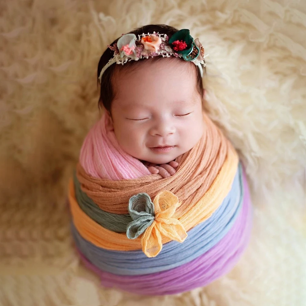 Newborn Photography Clothing Rainbow Wraps Baby Shoot Backdrop Blanket Studio Infant Photo Props Accessories Stretch Wrap
Newborn Photography Clothing Rainbow Wraps Baby Shoot Backdrop Blanket Studio Infant Photo Props Accessories Stretch Wrap