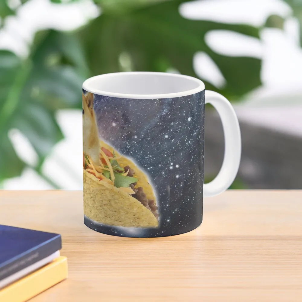 

Taco Doge In Space Coffee Mug Cups For Cafe Thermo Cups To Carry Anime Cups Mug