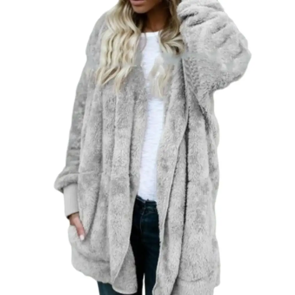 Casual Lady Warm Teddy Bear Long Hooded Jacket Coat For Women Soft Fleece Fluffy Solid Color Baggy Cardigan Outwear Jackets
Casual Lady Warm Teddy Bear Long Hooded Jacket Coat For Women Soft Fleece Fluffy Solid Color Baggy Cardigan Outwear Jackets