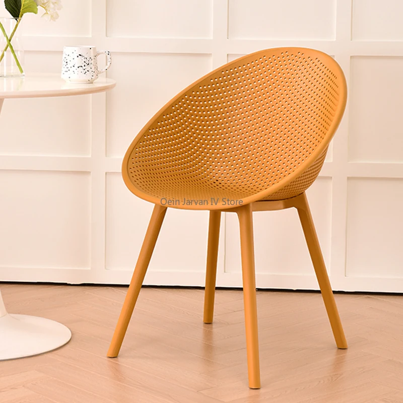 Designer Plastic Dining Chairs Unique Terrace Garden Balcony Dining Chairs Outdoor Minimalist Silla Comedor Home Furniture
Designer Plastic Dining Chairs Unique Terrace Garden Balcony Dining Chairs Outdoor Minimalist Silla Comedor Home Furniture