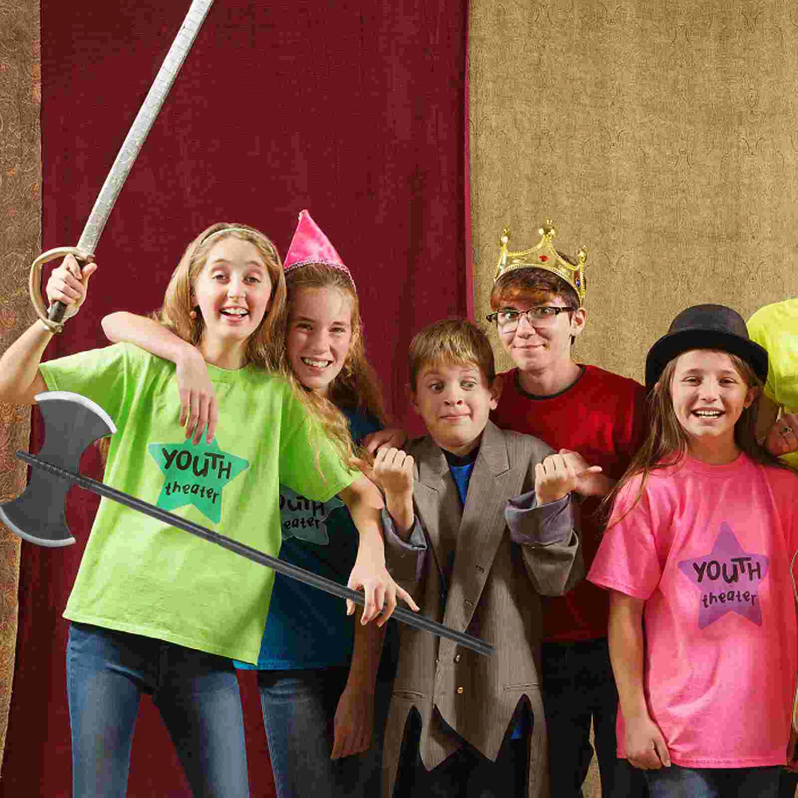 Halloween Hatchet Plastic Simulated Double-Sided Medieval Cosplay Fake Halloween Battle Party Favors Supplies Halloween Costumes
Halloween Hatchet Plastic Simulated Double-Sided Medieval Cosplay Fake Halloween Battle Party Favors Supplies Halloween Costumes