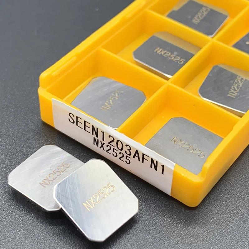 Cermet Grade Carbide Inserts Milling Tools 10PCS SEEN1203 NX2525 Turned Blades Tips Boring CNC Metal Lathe Cutter Tool
Cermet Grade Carbide Inserts Milling Tools 10PCS SEEN1203 NX2525 Turned Blades Tips Boring CNC Metal Lathe Cutter Tool