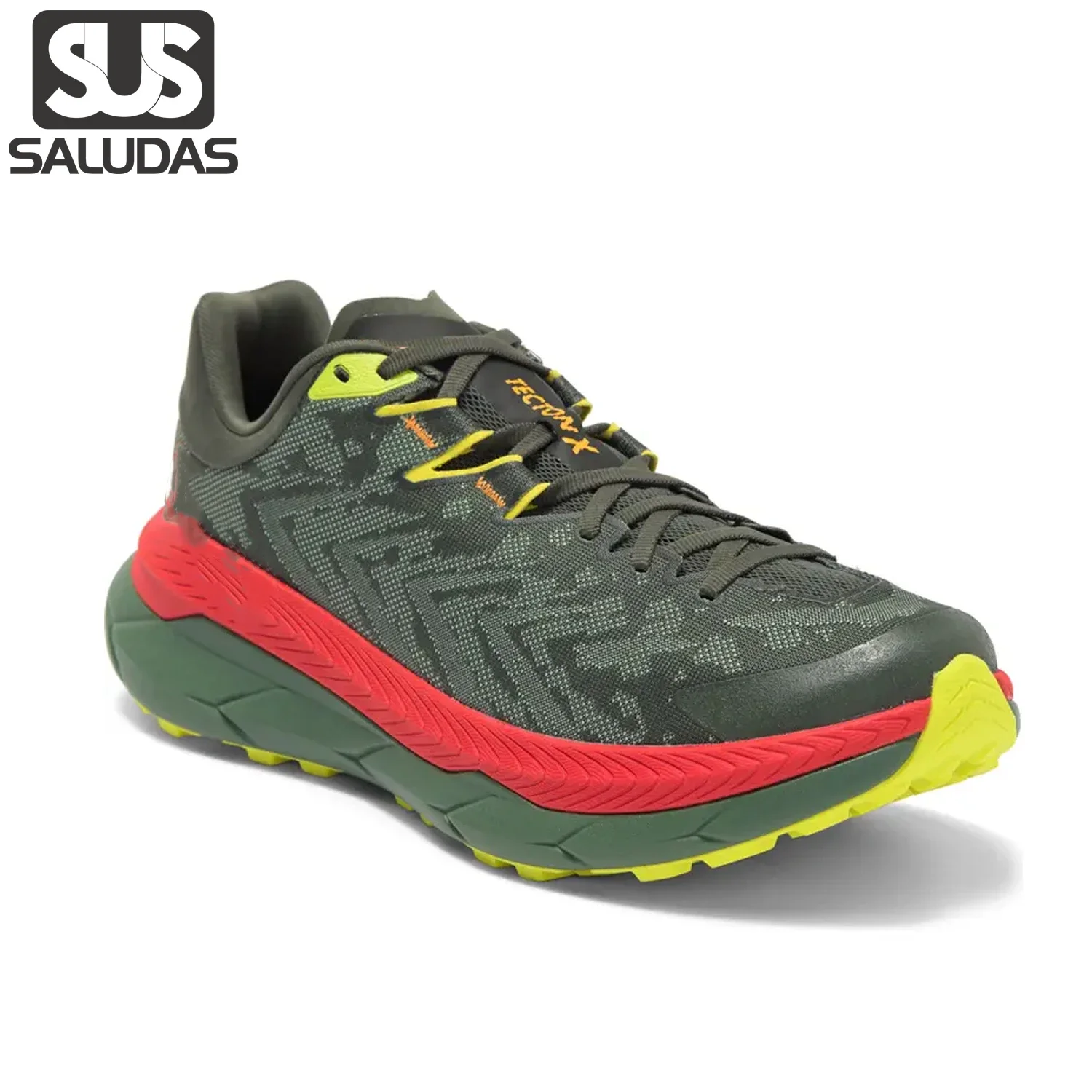 

SALUDAS Original Carbon Plate Trail Running Shoes Men and Women Marathon Running Shoes Outdoor Cushioning Jogging Sneakers