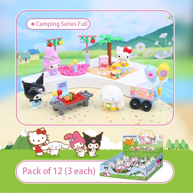 Genuine Sanrio series family twisted egg assembled building blocks doll camping series tide play toys girls gift Available item
Genuine Sanrio series family twisted egg assembled building blocks doll camping series tide play toys girls gift Available item