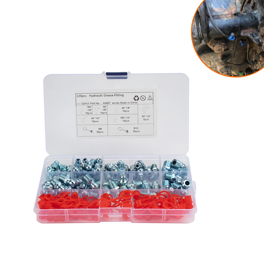 Brand New 60x Grease Nipples W/ 60x Covers Fitting Grease Hydraulic Metal & ABS With 60PCS Covers 178*100*23mm
Brand New 60x Grease Nipples W/ 60x Covers Fitting Grease Hydraulic Metal & ABS With 60PCS Covers 178*100*23mm