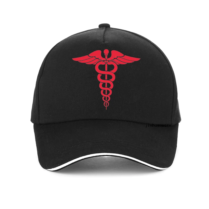 

Caduceus Logo Baseball Cap Medicine Symbol hat Unisex Nurse Doctor Medical Students Adjustable Hats