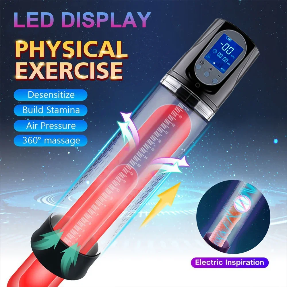 Электрический насос для пениса, секс-игрушки для мужчин, Мужской мастурбатор, удлинитель для пениса, вакуумный насос для увеличения пениса, Увеличитель Члена, телефон