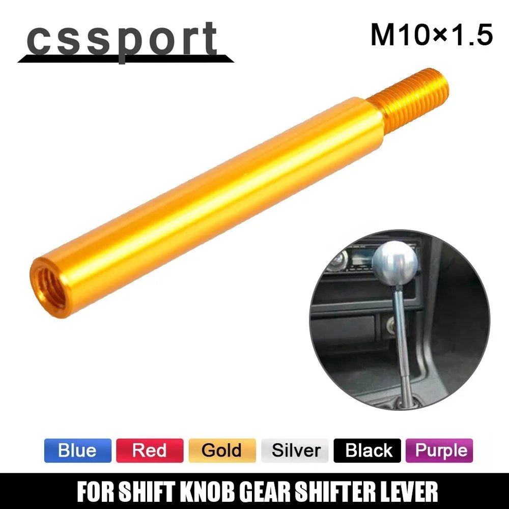 

118mm Aluminum Shift Knob Extender Extension Lever Gear Manual Shifter Rod M10X1.5mm Thread for Most Honda SK-1014