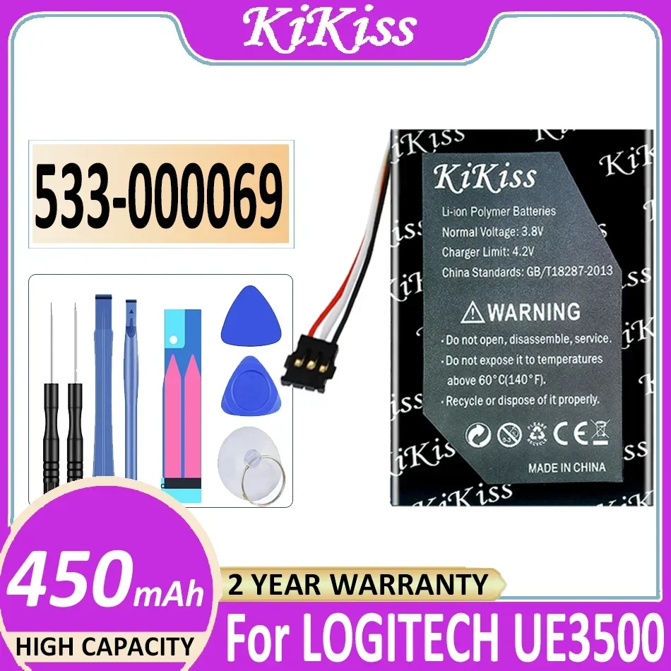 450mAh 533-000069 Battery for LOGITECH UE3500 UE4500 UE3100 Earphone Polymer Batteria + Free Tools
450mAh 533-000069 Battery for LOGITECH UE3500 UE4500 UE3100 Earphone Polymer Batteria + Free Tools