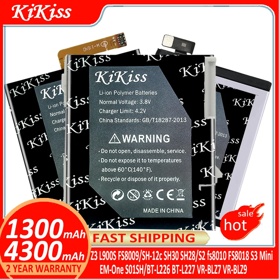 Battery For SHARP Z3 L900S FS8009/SH-12c SH30 SH28/S2 fs8010 FS8018 S3 Mini S3mini/EM-One S01SH/BT-L226 BT-L227 VR-BLZ7 VR-BLZ9
Battery For SHARP Z3 L900S FS8009/SH-12c SH30 SH28/S2 fs8010 FS8018 S3 Mini S3mini/EM-One S01SH/BT-L226 BT-L227 VR-BLZ7 VR-BLZ9
