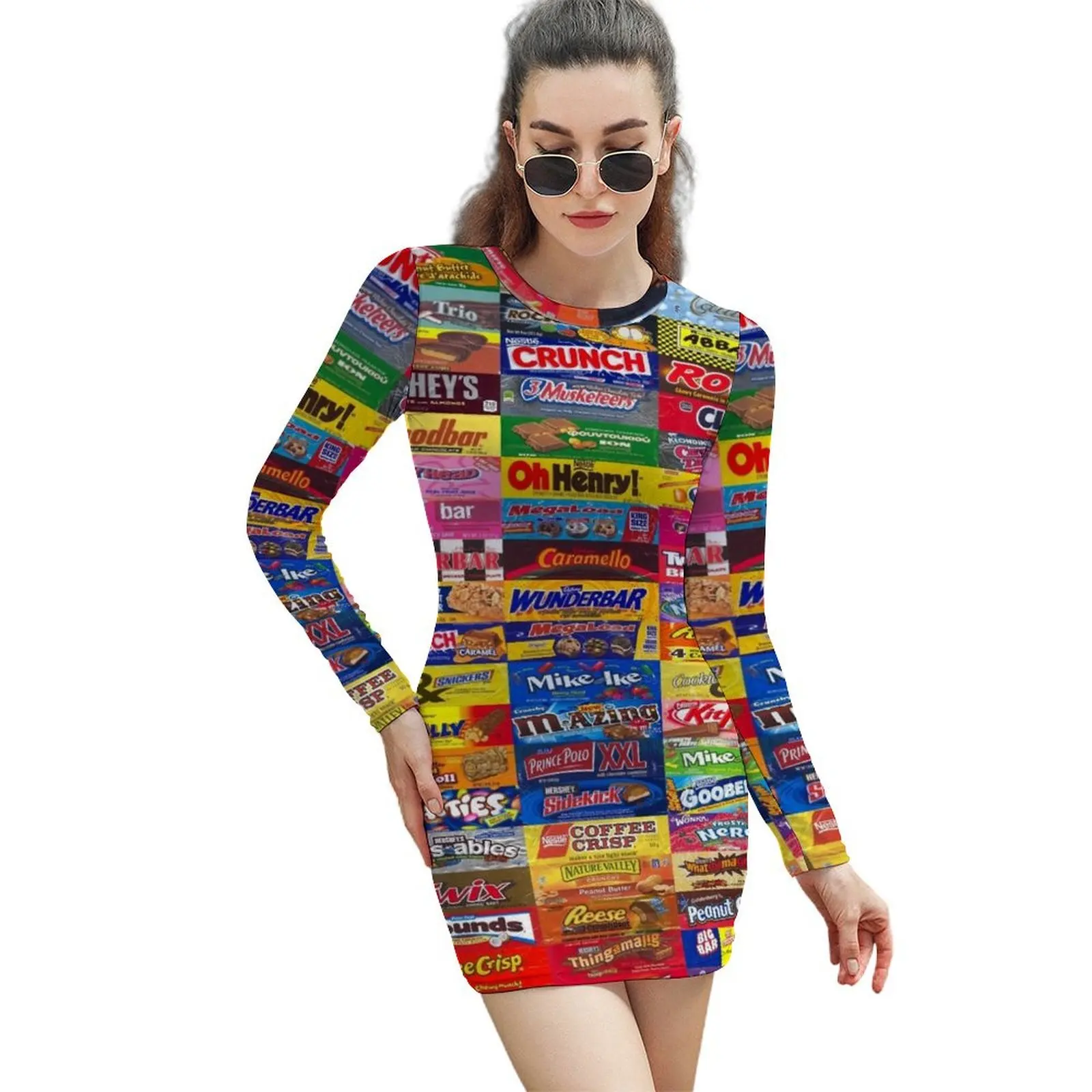 Candy Wrappers Long-Sleeved Sheath Dress dresses for woman woman dress elegant evening dresses for women 2024
Candy Wrappers Long-Sleeved Sheath Dress dresses for woman woman dress elegant evening dresses for women 2024