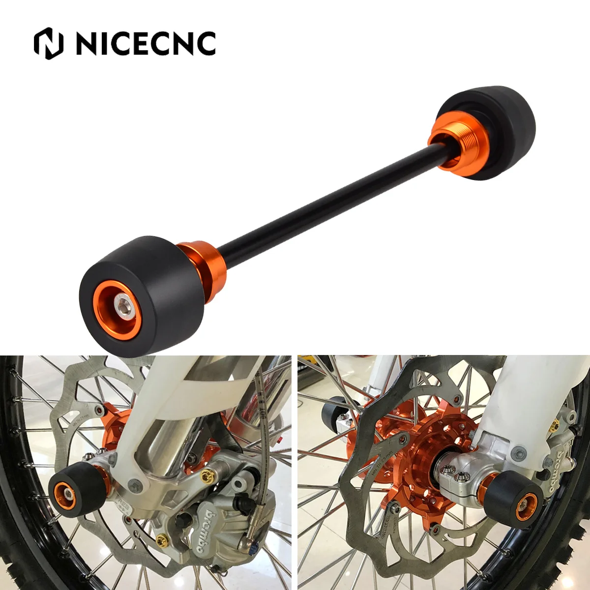 NiceCNC 26mm Front Axle Slider Wheel Crash Protector for KTM EXC EXCF XC XCF SX SXF XCW 125-530 250 300 350 400 450 2003-2014
NiceCNC 26mm Front Axle Slider Wheel Crash Protector for KTM EXC EXCF XC XCF SX SXF XCW 125-530 250 300 350 400 450 2003-2014