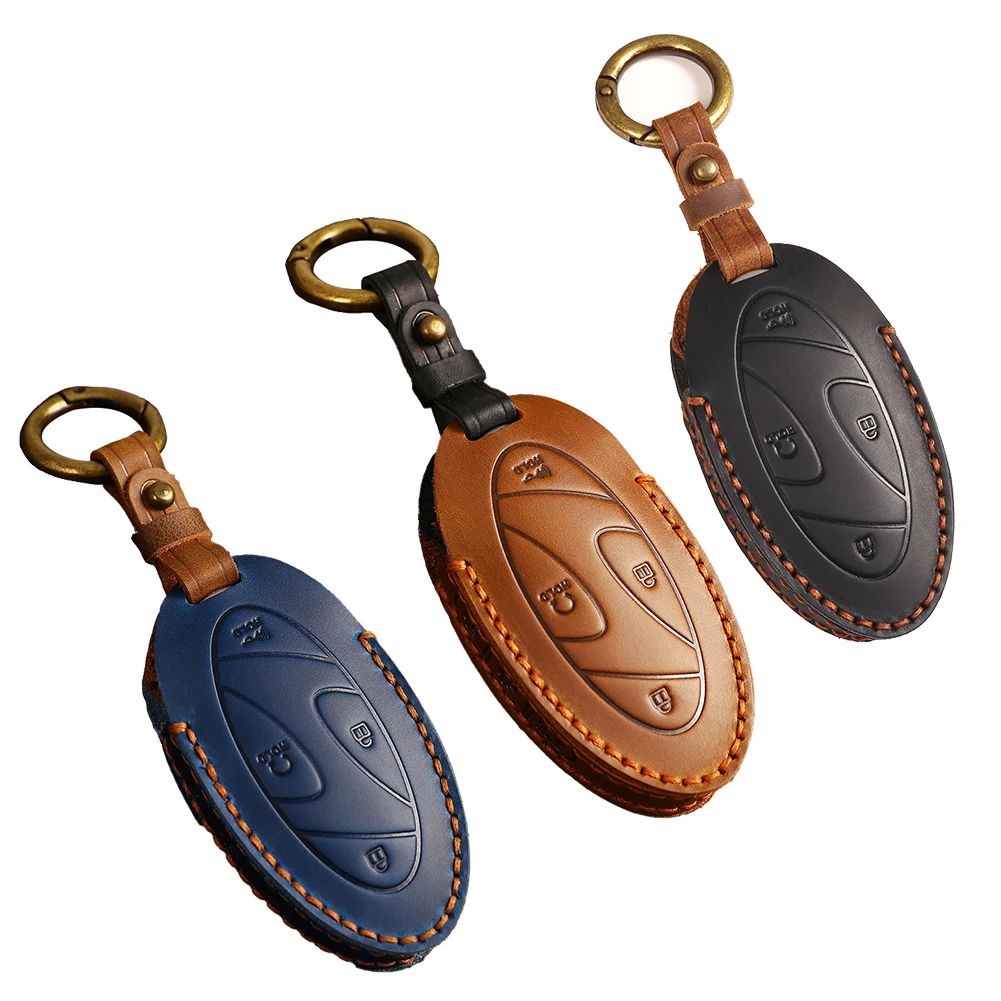 1pcs Cowhide-Leather Car Key Case Key Chain For Hyundai-Ioniq 6 EV 7-Buttons Wholesale Case Bag Protector Accessories
1pcs Cowhide-Leather Car Key Case Key Chain For Hyundai-Ioniq 6 EV 7-Buttons Wholesale Case Bag Protector Accessories