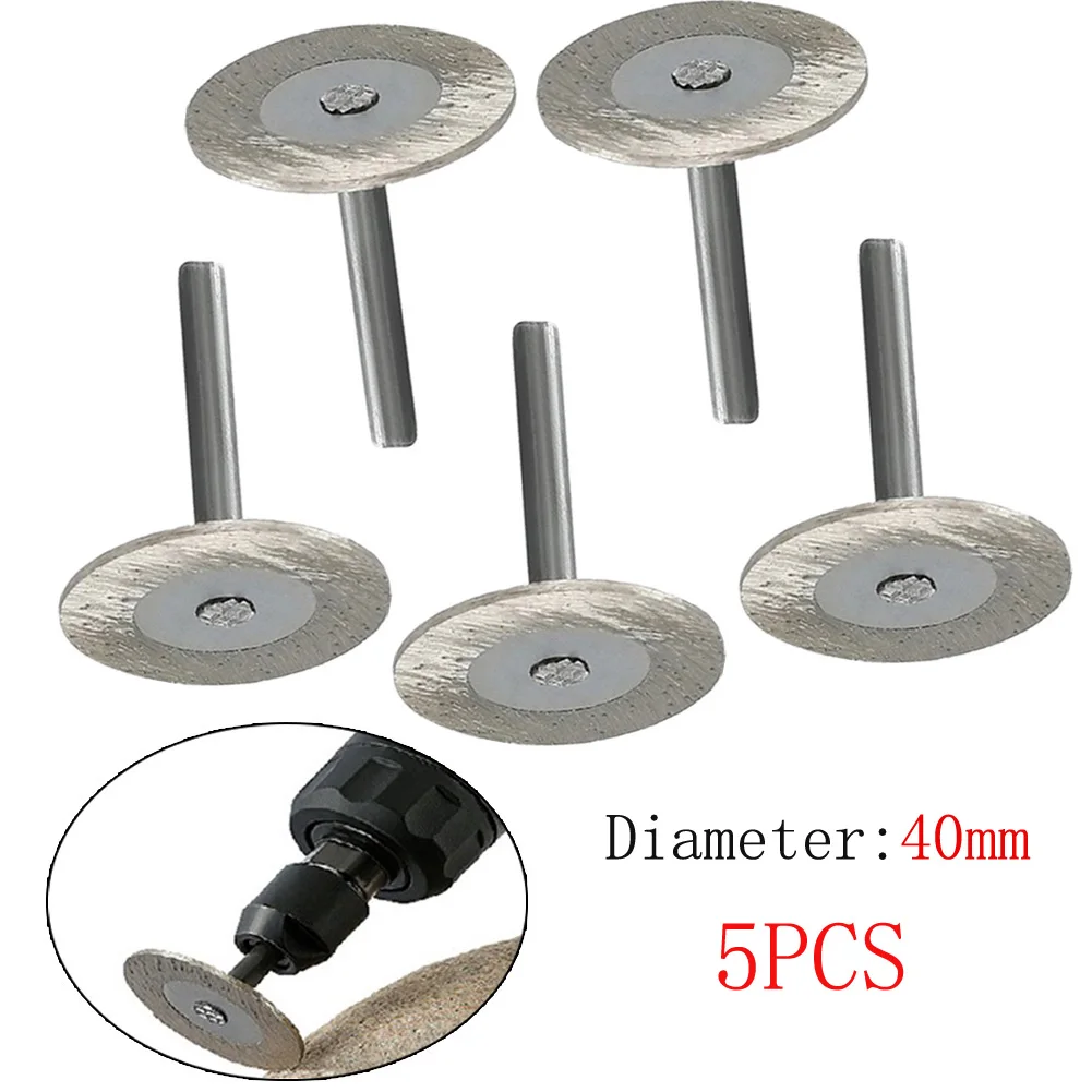5 PCS Cutting Blade 40mm Disc With 6mm Shank Mandrel Circular Saw Blades Diamond Turbo Disc Granite Marble Stone Cutting Tools
5 PCS Cutting Blade 40mm Disc With 6mm Shank Mandrel Circular Saw Blades Diamond Turbo Disc Granite Marble Stone Cutting Tools