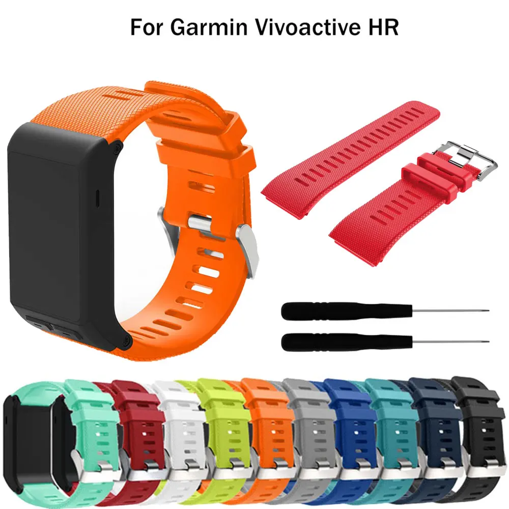 Strap For Garmin Vivoactive HR Silicone Smart Watch Band Wrist Strap Bracelet For vivoactive HR Replacement Bangle Accessory
Strap For Garmin Vivoactive HR Silicone Smart Watch Band Wrist Strap Bracelet For vivoactive HR Replacement Bangle Accessory
