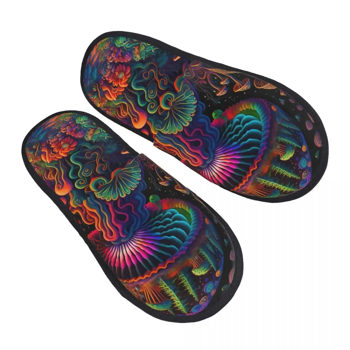 Magic Mushroom Forest Guest Slippers for Bedroom Women Custom Print Psychedelic Art House Slipper
Magic Mushroom Forest Guest Slippers for Bedroom Women Custom Print Psychedelic Art House Slipper